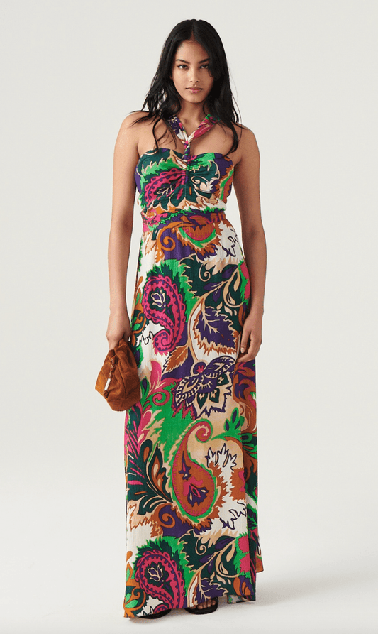 BA&SH Nour Dress in Vert