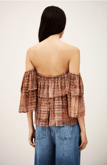 ba&sh Rush Bustier Top in Rose
