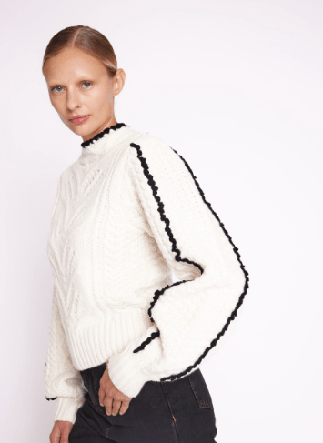Berenice Athena Jumper in Off White