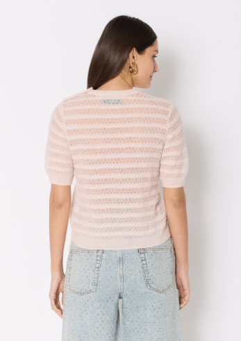 Berenice Madaline Knitted Sweater in Pale Pink