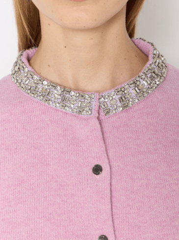 Berenice Mgidiamond Cardigan in Sweet Pink