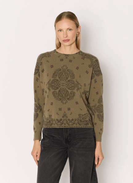 Berenice My Bandana Sweater in Khaki