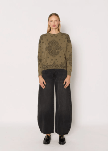 Berenice My Bandana Sweater in Khaki