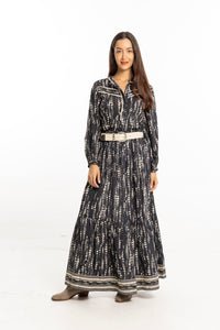 Bindu Gretel Blouse in Black Pearl