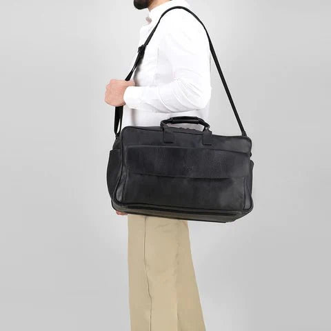 Buckle and Seam Canary Travel Bag