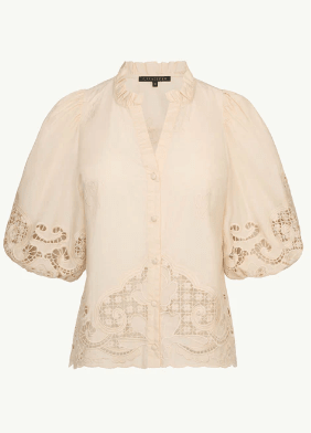 Caballero Collection Estelle Top in Peach Dust