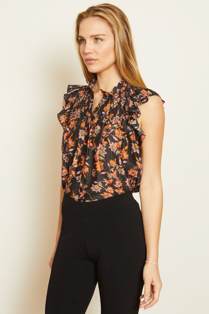 Caballero Evelyn Top in Folk Art Fleur