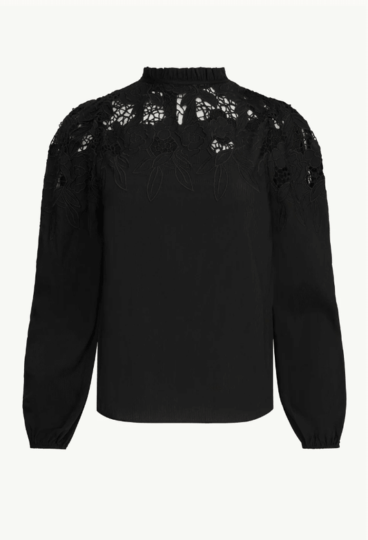 Caballero Riana Reversible Top in Black