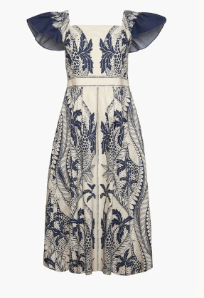 Caballero Tati Dress in Ink Island