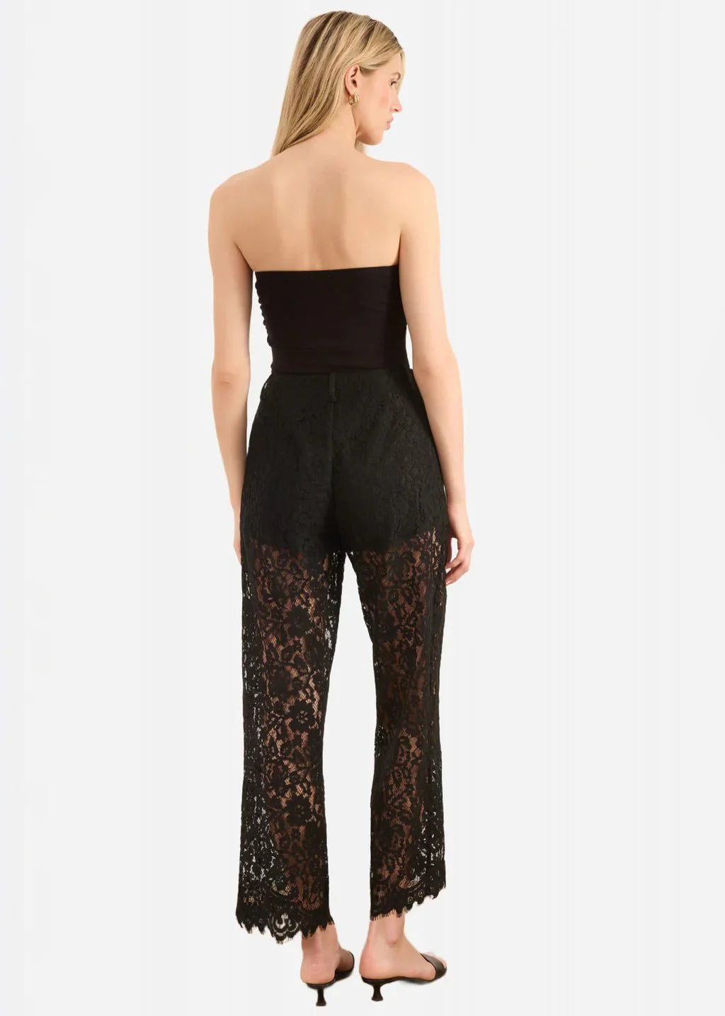 Cami NYC Minerva Lace Pant in Black