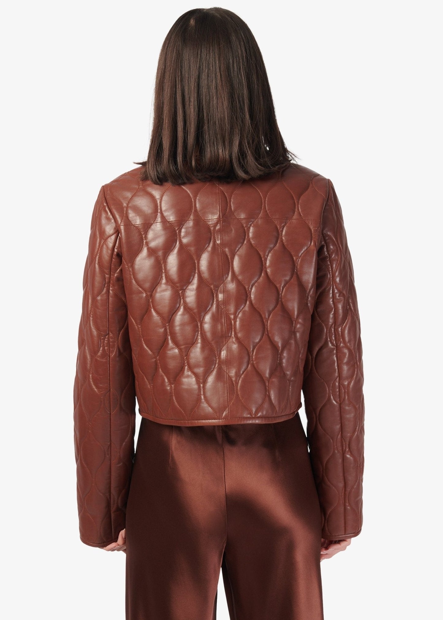 Cami NYC Wanda Genuine Leather Jacket in Mousse