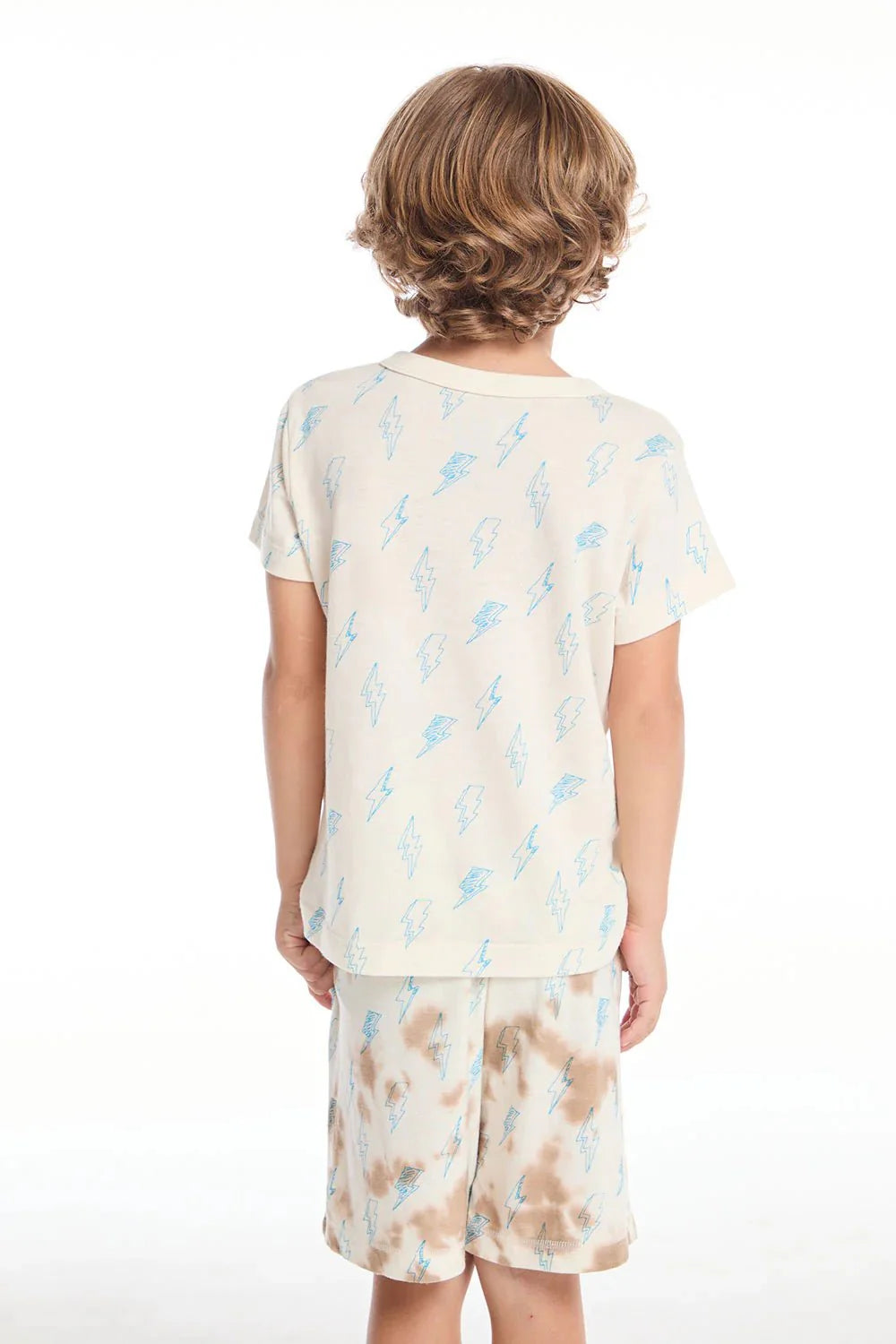 Chaser Allover Doodle Bolt in Starry White