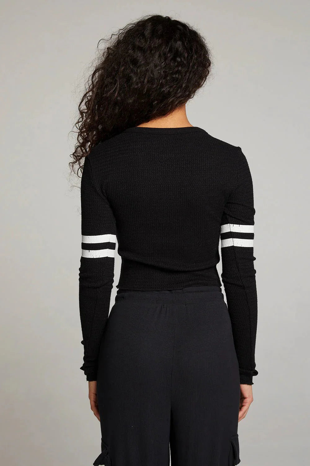 Chaser Apres Ski Star Pullover in True Black