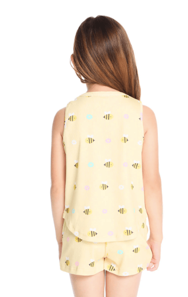 Chaser Honey Bee Shirttail Muscle Tee