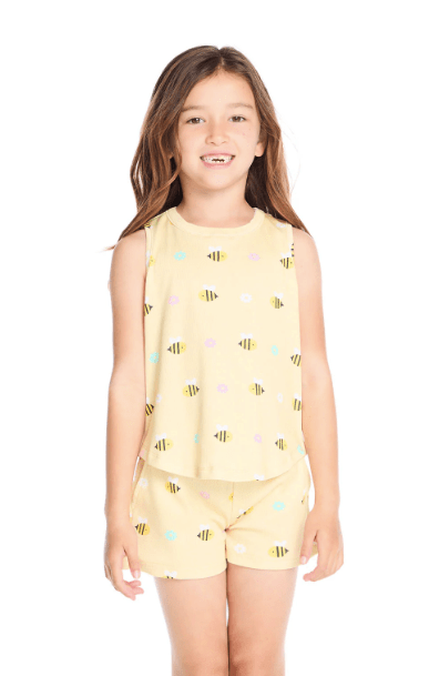 Chaser Honey Bee Shirttail Muscle Tee