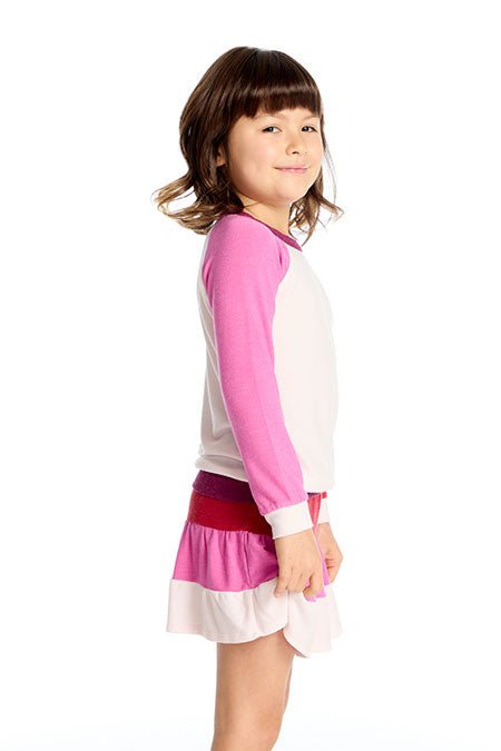Chaser Kids Basic Pinky Colorblock Pullover