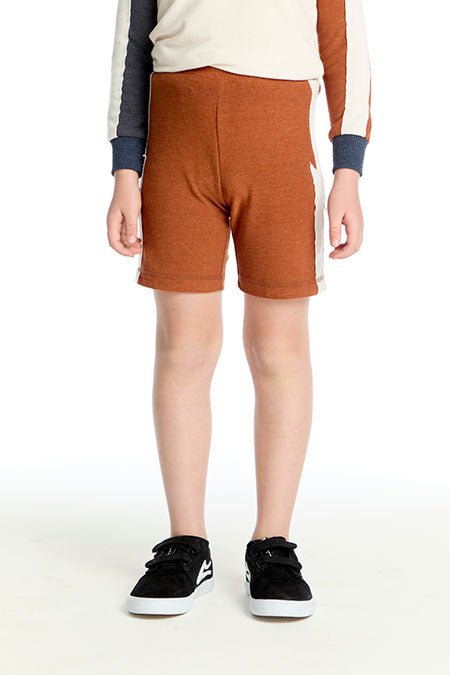 Chaser Kids Cozy Bolt Sepia Beach Short in Sepia
