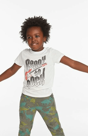 Chaser Kids Ready to Rock Tee in White