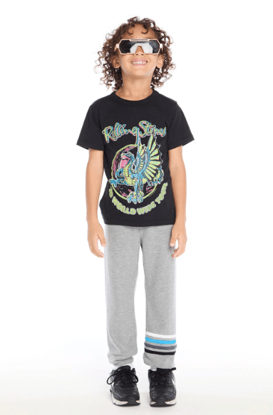 Chaser Rolling Stones American Tour Tee in True Black