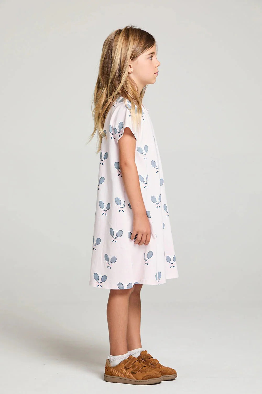 Chaser Tennis Club Girls Dress in Pinky
