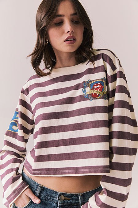 Chaser The Rolling Stones Rugby Stones Logo in Rugby Stripe