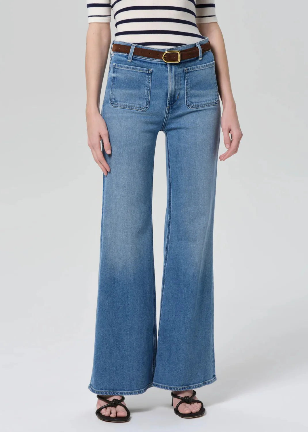 Citizen of Humanity Kimberly Patch Pocket Flare In Adore