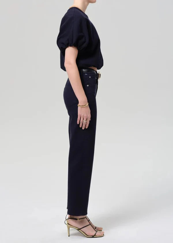 Citizen of Humanity Palma Straight Clean Hem in Navy