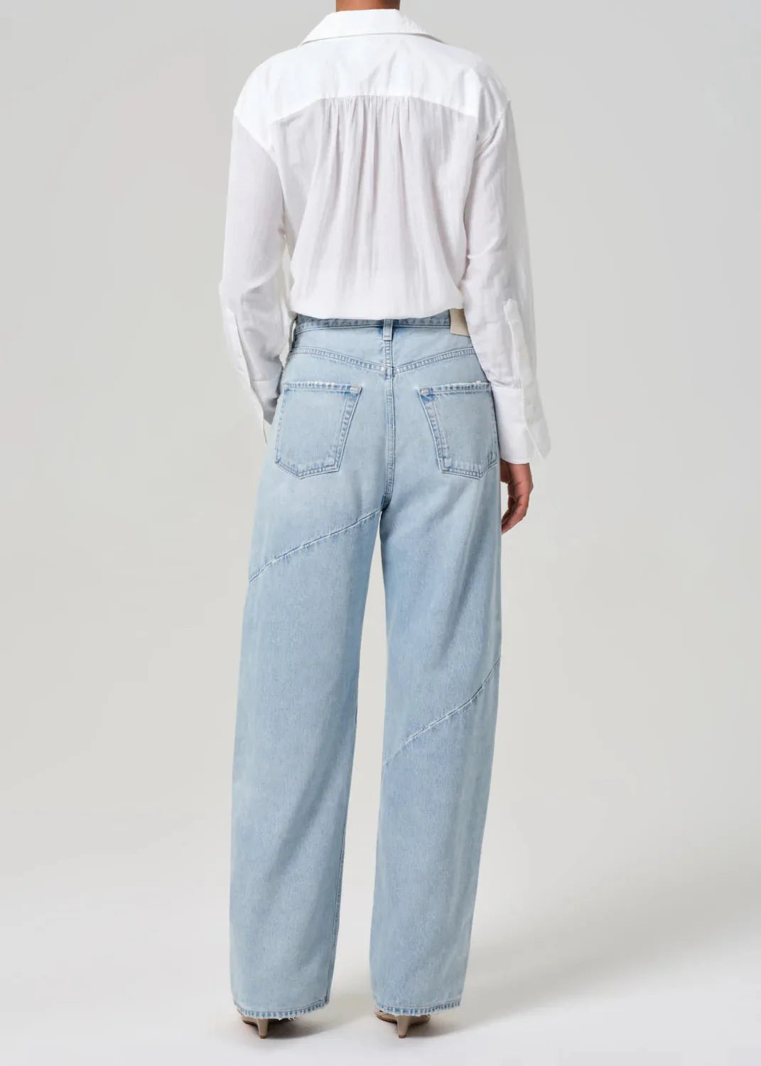Citizens of Humanity Ayla Swirl Baggy Cuffed Jeans in Hallstatt
