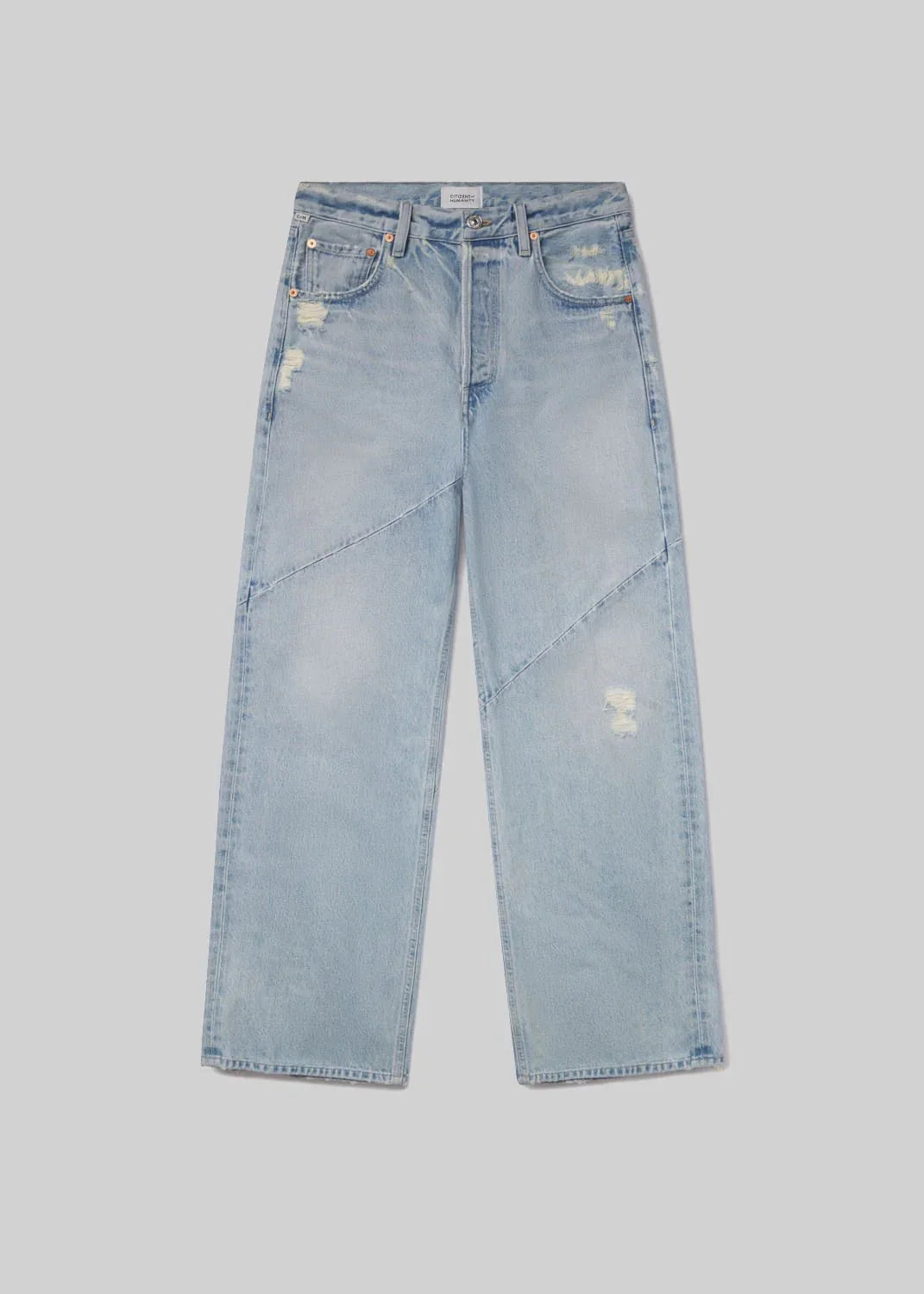 Citizens of Humanity Ayla Swirl Baggy Cuffed Jeans in Hallstatt