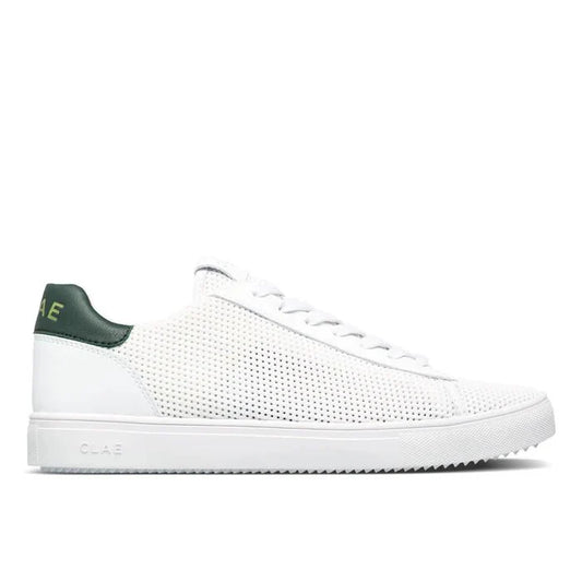 Clae Bradley Knit Sneaker in White Pine Needle