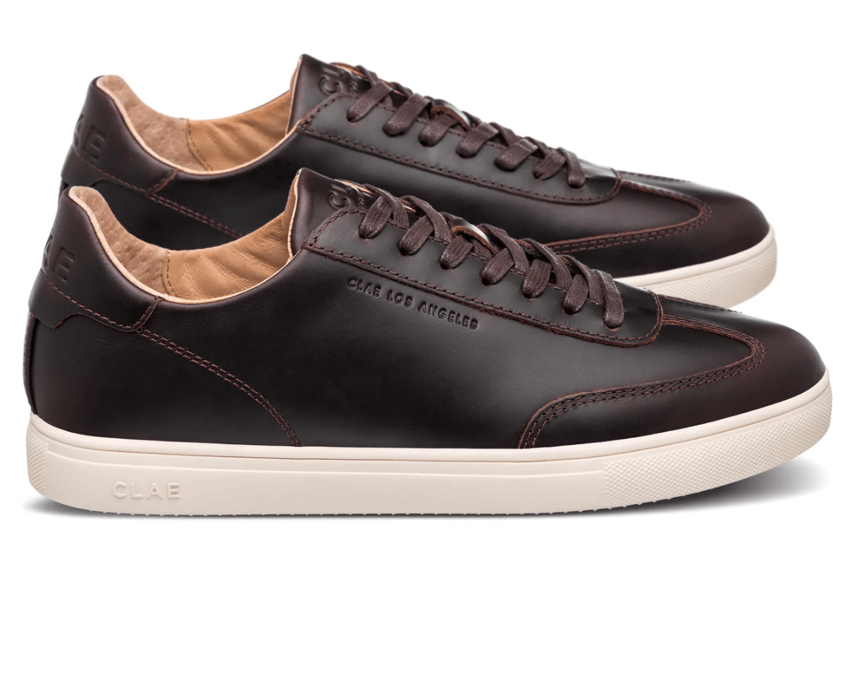Clae Deane Sneaker in Brown Leather