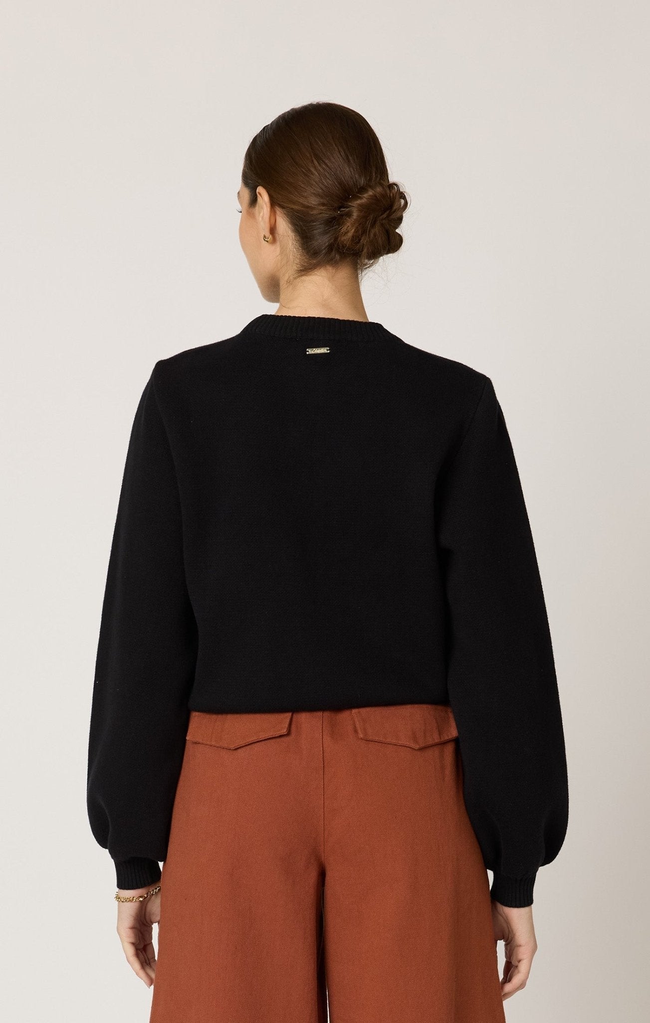 Cleobella Emory Sweater in Mariposa Black