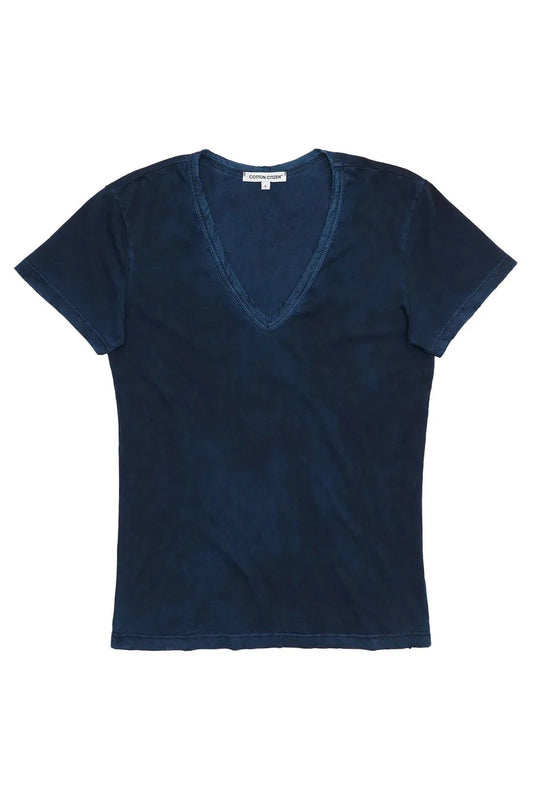 Cotton Citizen Standard V-Neck in Vintage Navy