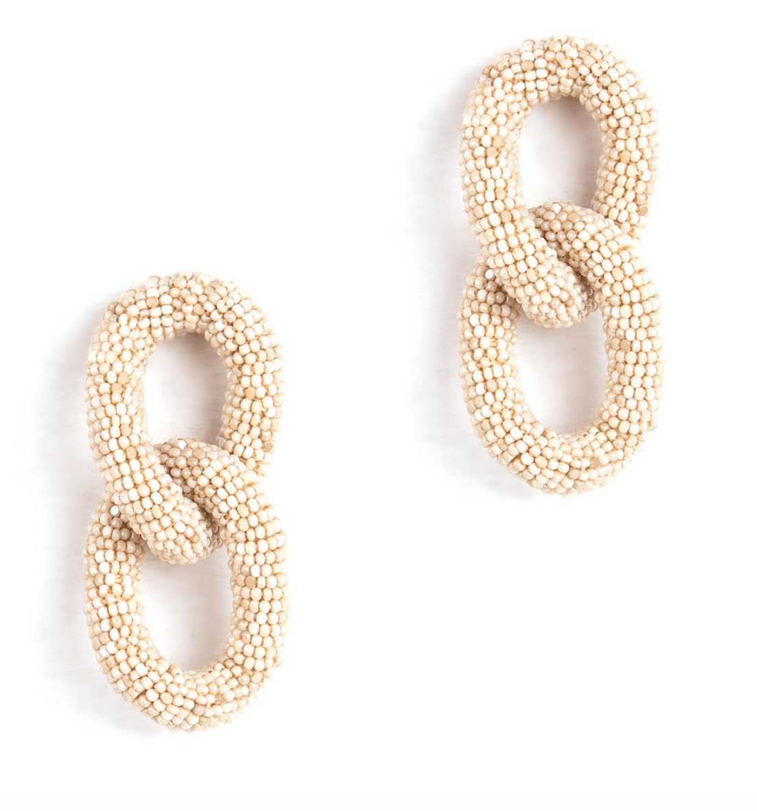 Deepa Gurnani Loulou Earrings in Champagne