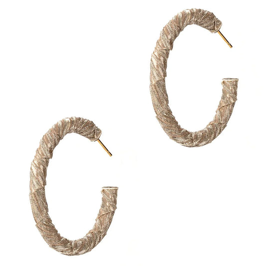 Deepa Gurnani Ozari Earrings in Champagne