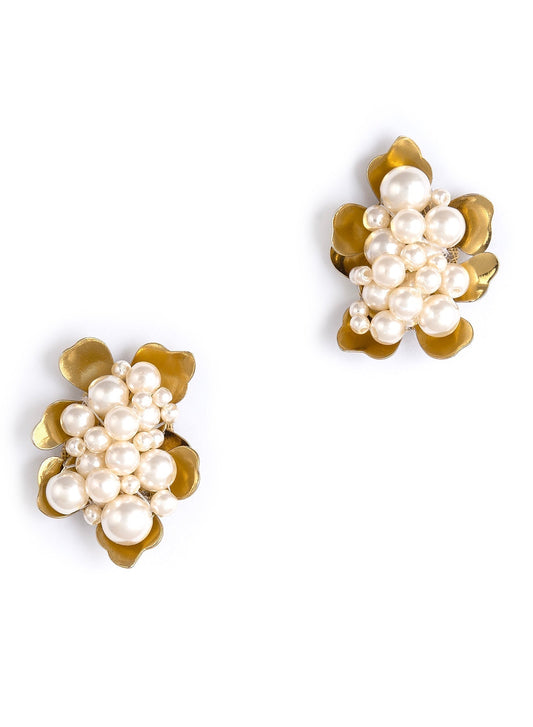 Deepa Nea Earrings in Gold