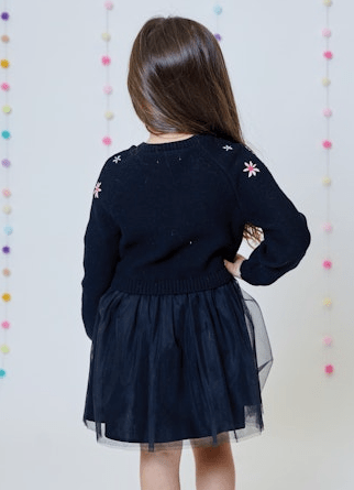 Design History Girls Dress in Black