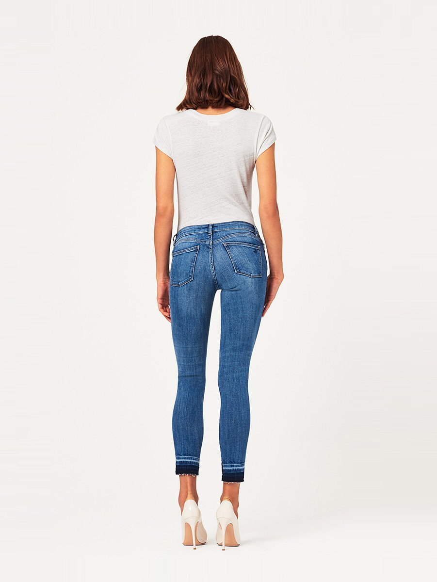 DL1961 Margaux Mid Rise Ankle Skinny in Costa Mesa