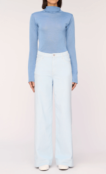 DL1961 Zoie Wide Leg Relaxed Vintage in Cerulean