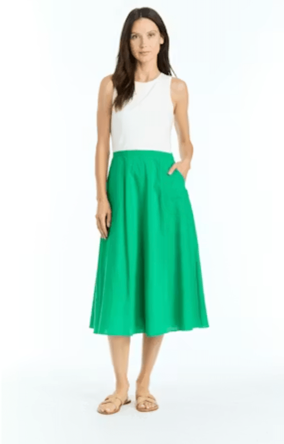 Drew Alaia Skirt in Emerald