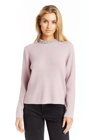 Drew Aurora Sweater in Dusty Lilac