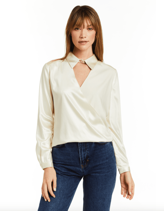Drew Declan Shirt in Ivory