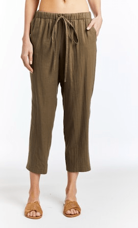 Drew Paula Pant in Olive