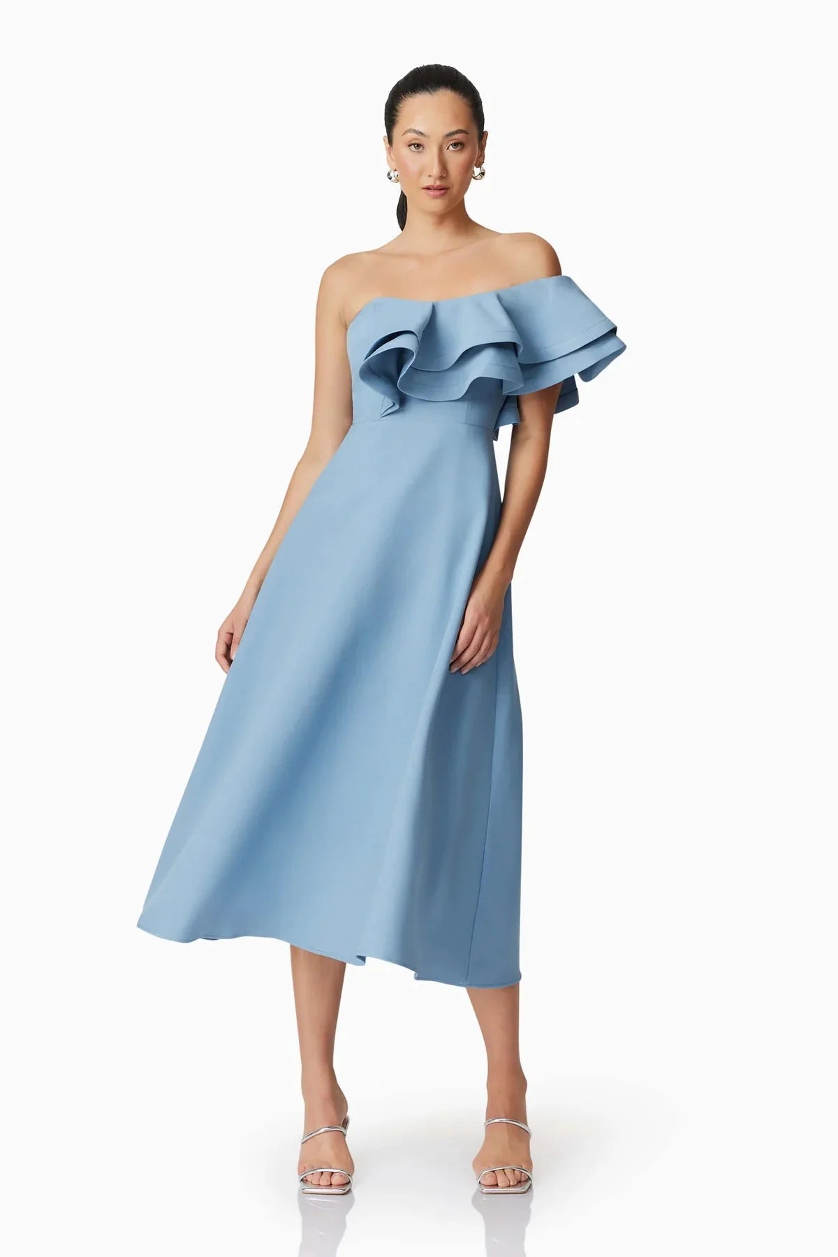 Elliatt Celia Midi Dress in Skyblue