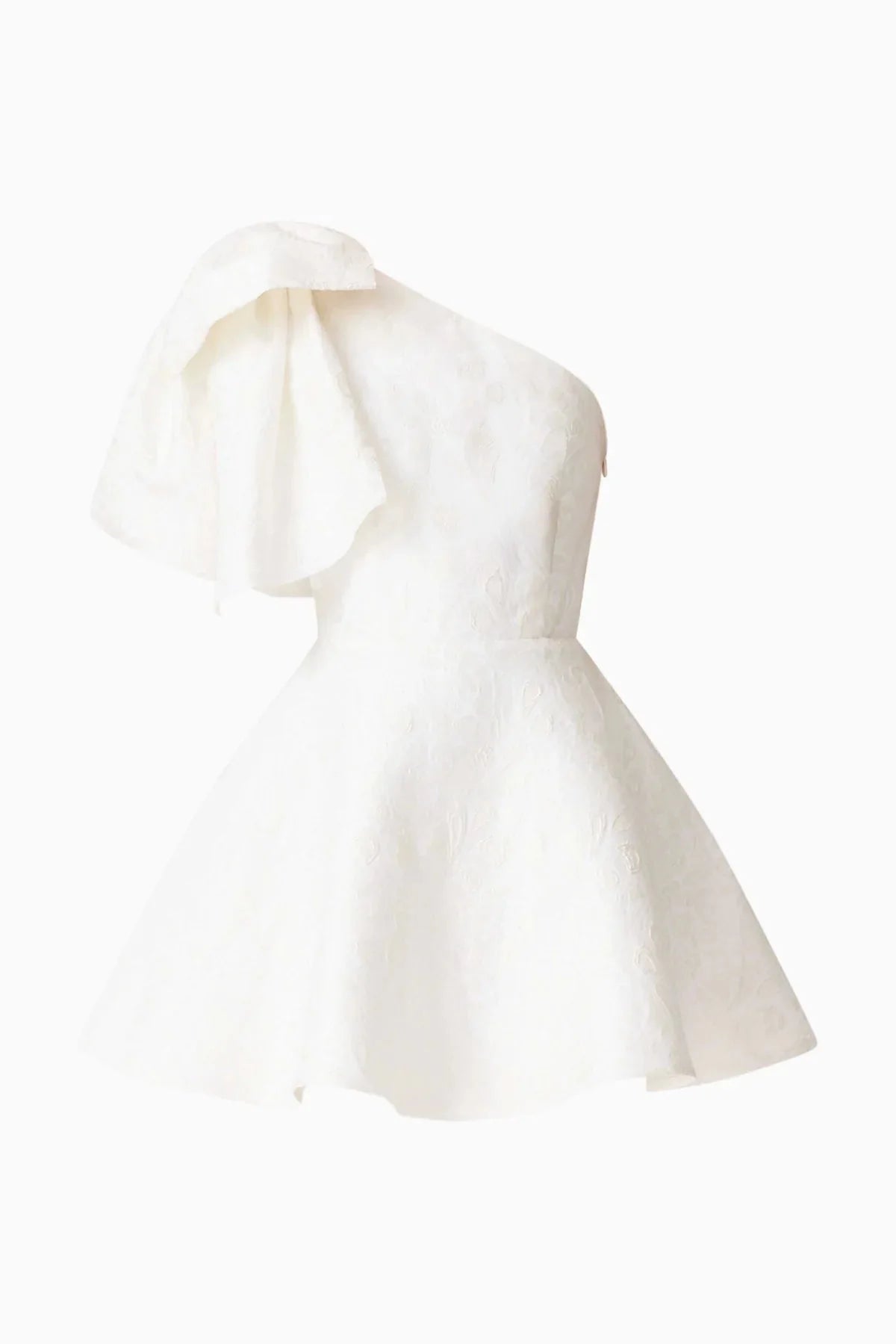 Elliatt Saffron Asymmetrical Mini Dress in White