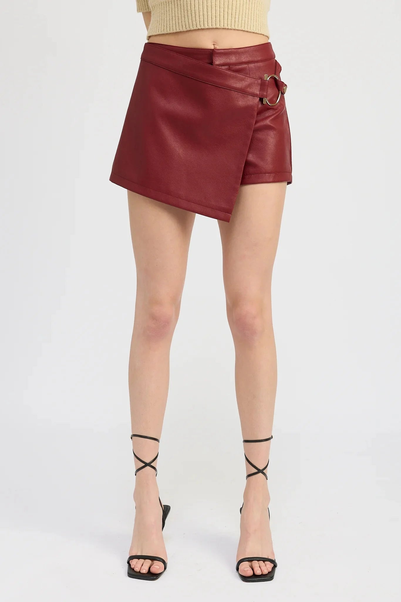 En Saison Campbell Skort in Dark Rose