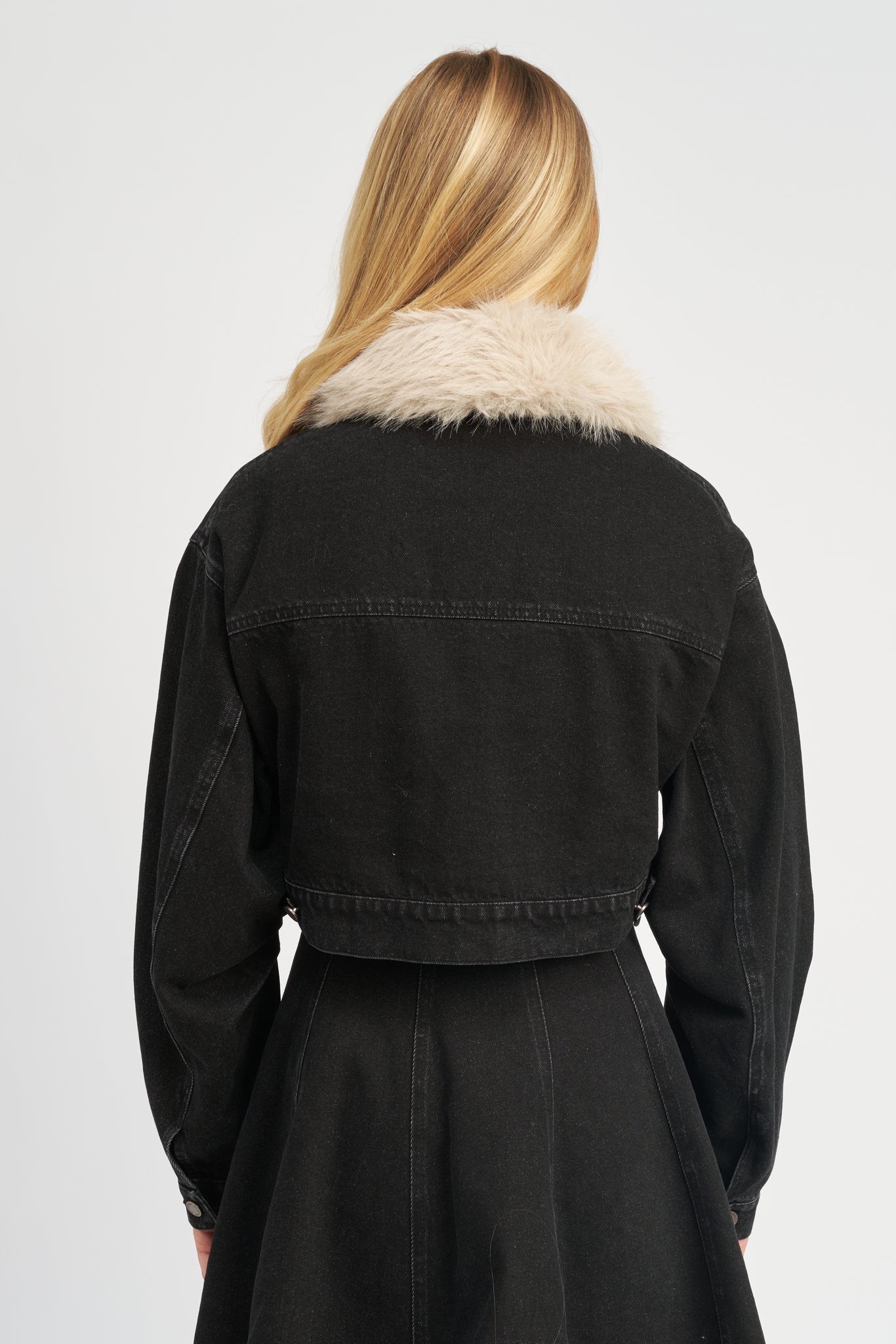 En Saison Cyprus Jacket in Washed Black
