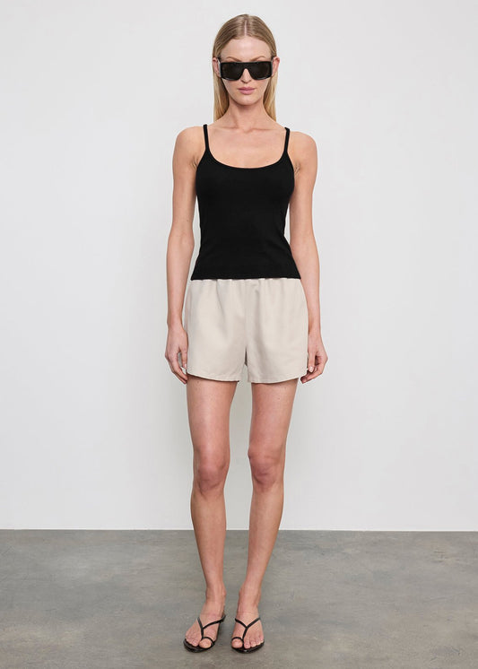 Enza Costa Twill All Day Short in Fog