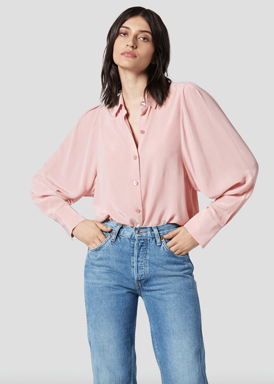 Equipment Shanton Shirt in Zephyr Pink