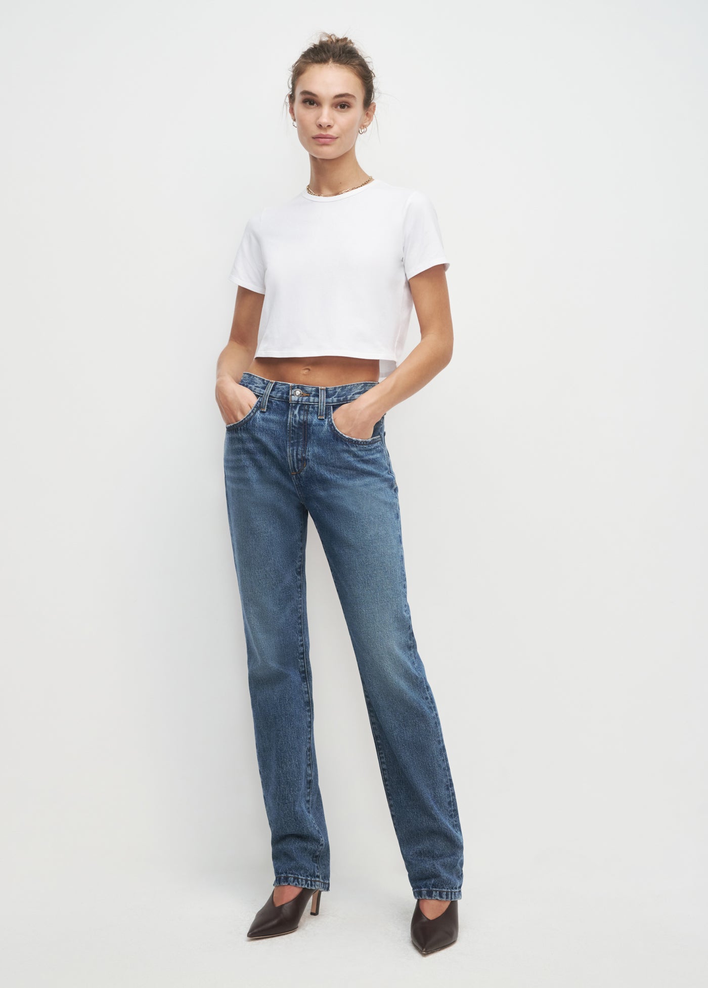 Favorite Daughter Mikaela Low Slung Jean in Charlestown